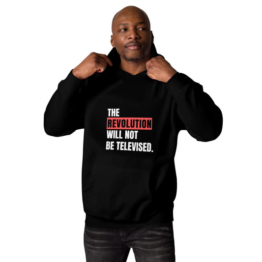 The revolution will not be televised (Unisex oversized hoodie)